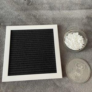 Small Black Letter Board from Target